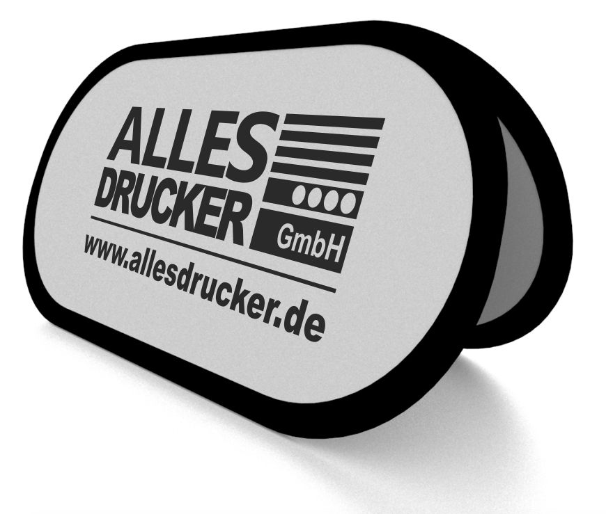 Pop Out Quickbanner Pop Out Banner mit dem Allesdrucker Logo