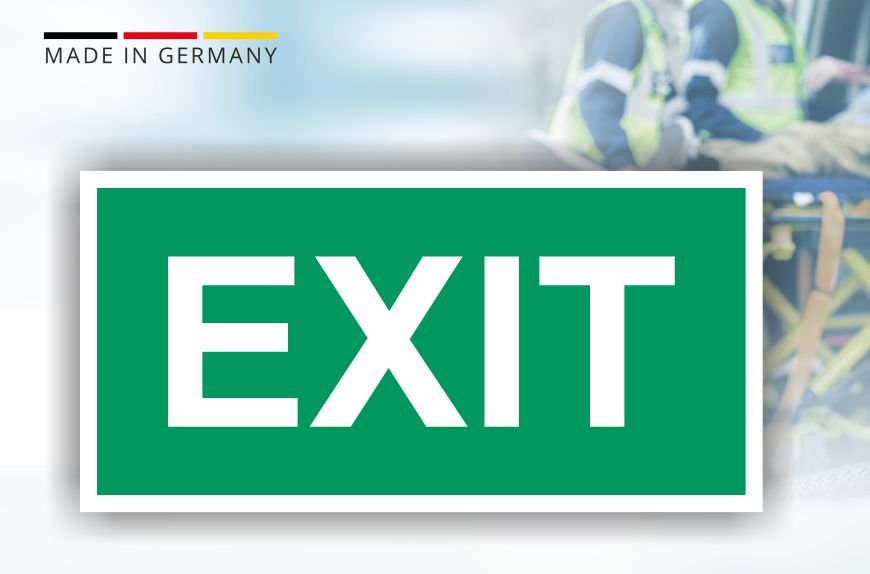 Rettungsschild - EXIT