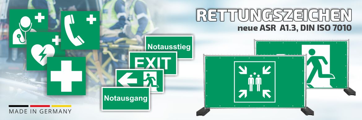 Baustellenschilder und Baustellenkennzeichnung. Schilder für Baustellen in vielen Varianten