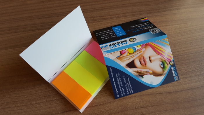 Papiermarker im Visitenkartenumschlag 01