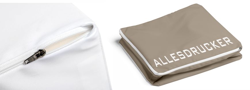 Details der bedruckten Sitzwürfel