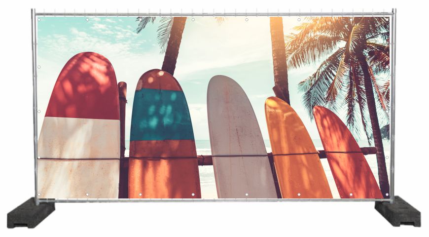 Dekobanner Sommer Surfer