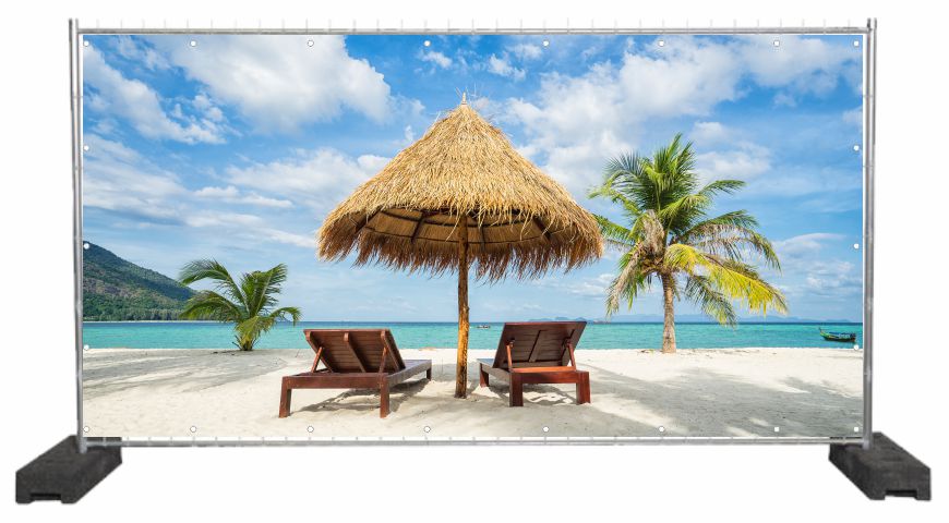 Dekobanner Sommer Urlaubsfeeling