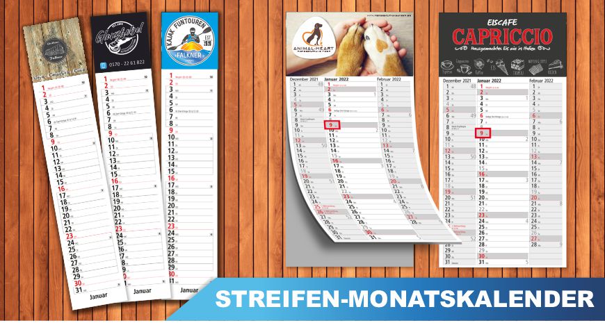 Streifenkalender 2022 Header