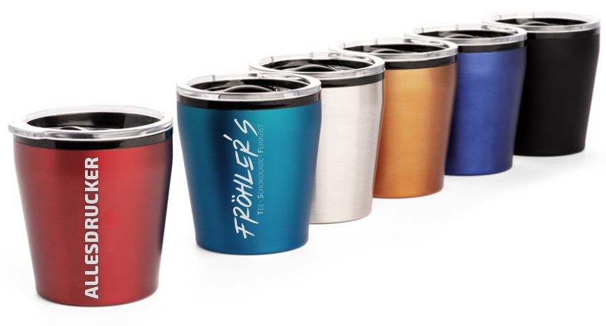 Thermo Kaffeebecher Grundfarben