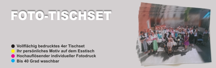 Foto-Tischset Header
