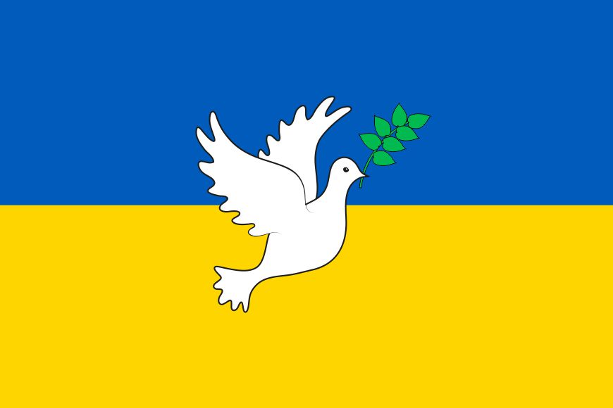 Ukraine Friedensfahne