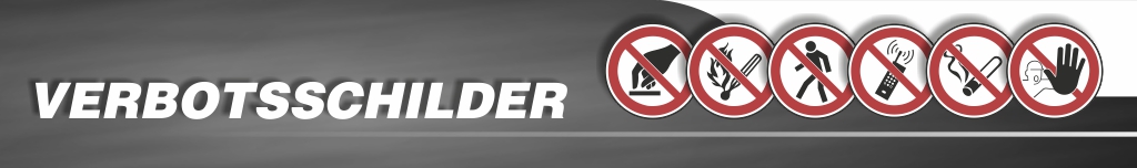 Parkverbotsschilder - Standard oder individuell bedruckt