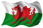 Fanfahne Wales