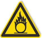 Warnschild - Brandgefährliche Stoffe