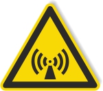 Warnschild - Elektromagnetisches Feld