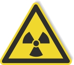 Warnschild - Radioaktive Stoffe
