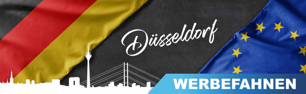 Werbefahnen Düsseldorf Bedruckte Werbefahnen, Fahnen und Flaggen für Düsseldorf