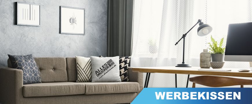 bedruckte Werbekissen