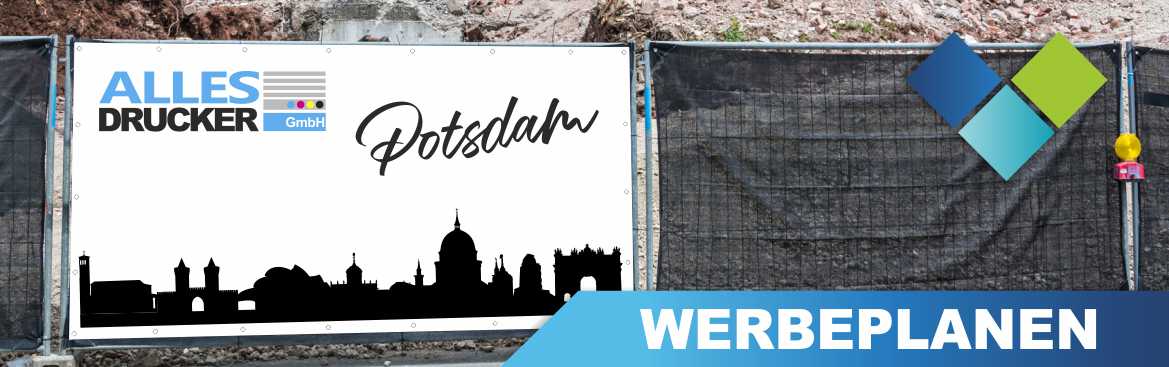Werbeplanen für Potsdam bequem online bestellen