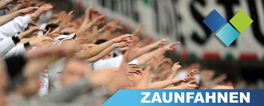 Zaunfahnen und Stadionfahnen