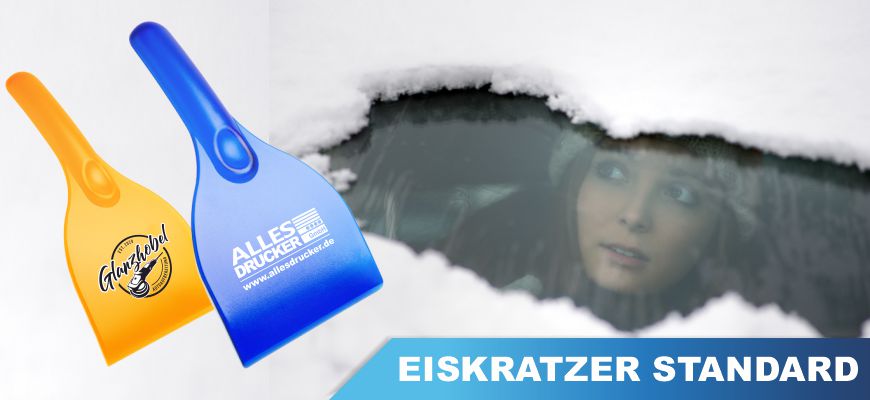 Bedruckte Eiskratzer vom Allesdrucker