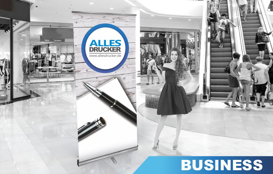 RollUp BUSINESS Messedisplay