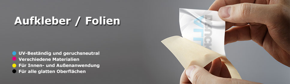 Aufkleber-Header