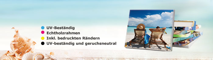 Fotoleinwand Sommeraktion